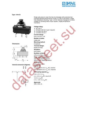 1410-G110-L2F1-S01-1A datasheet  